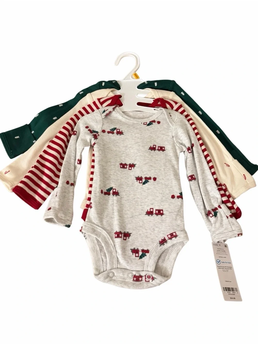 Carter’s Newborn Christmas Holiday Onesies